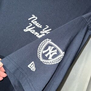 New Era Navy Logo Tee
